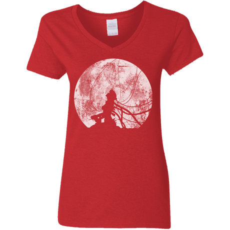 T-Shirts Red / S Shell of a Ghost Women's V-Neck T-Shirt