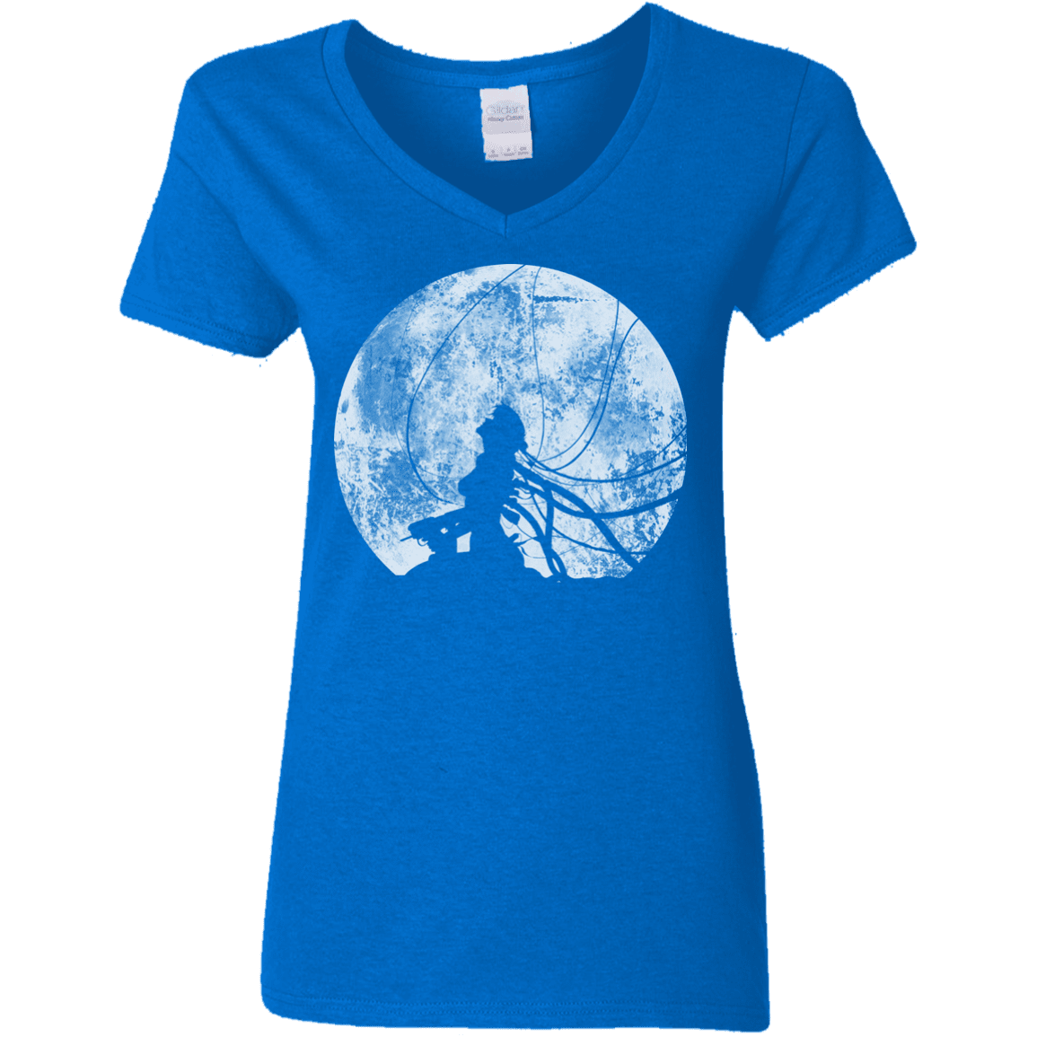 T-Shirts Royal / S Shell of a Ghost Women's V-Neck T-Shirt