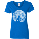 T-Shirts Royal / S Shell of a Ghost Women's V-Neck T-Shirt