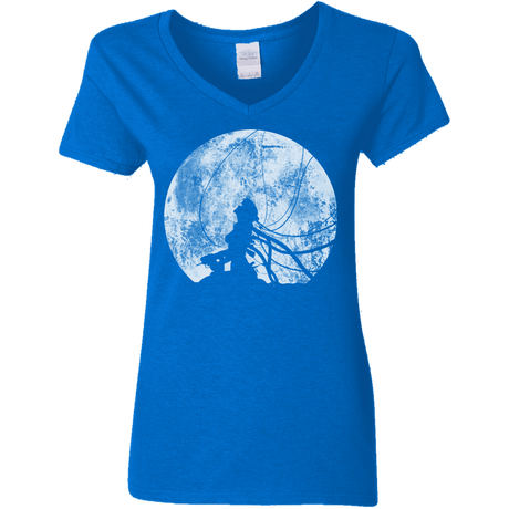 T-Shirts Royal / S Shell of a Ghost Women's V-Neck T-Shirt