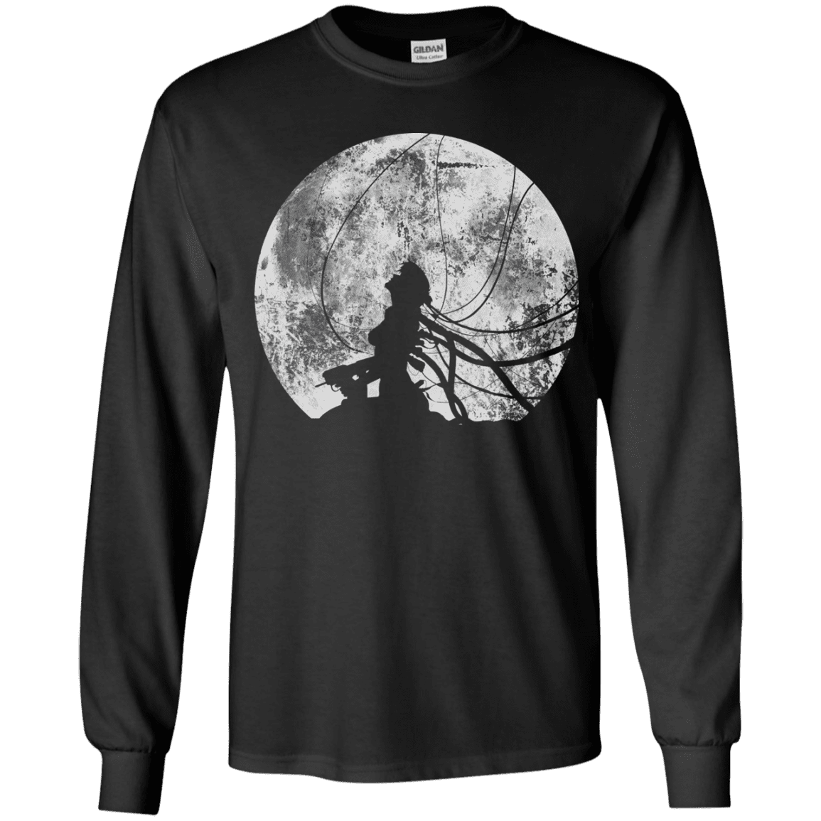 T-Shirts Black / YS Shell of a Ghost Youth Long Sleeve T-Shirt