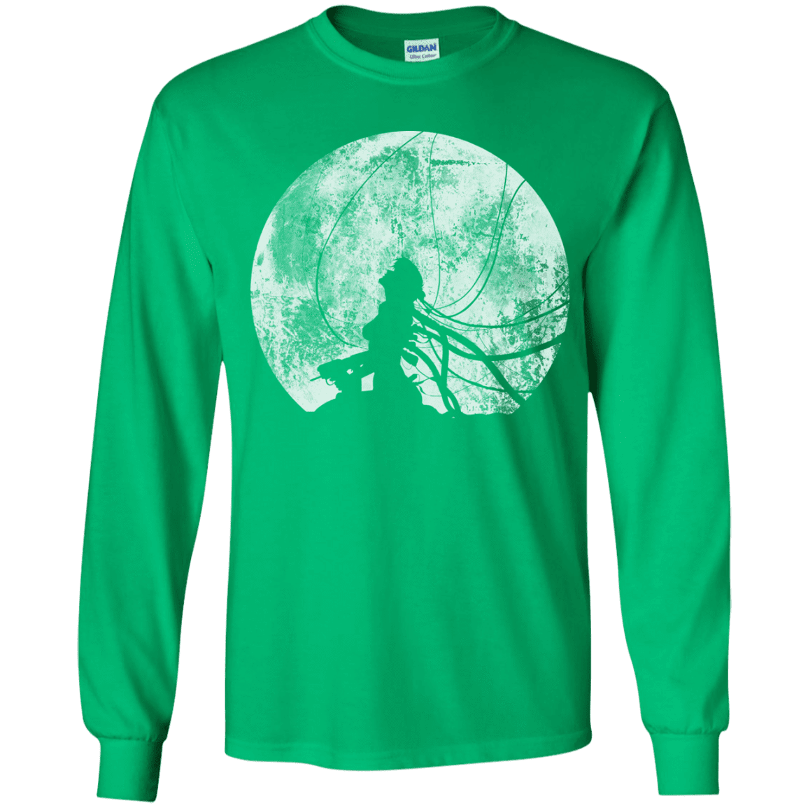 T-Shirts Irish Green / YS Shell of a Ghost Youth Long Sleeve T-Shirt