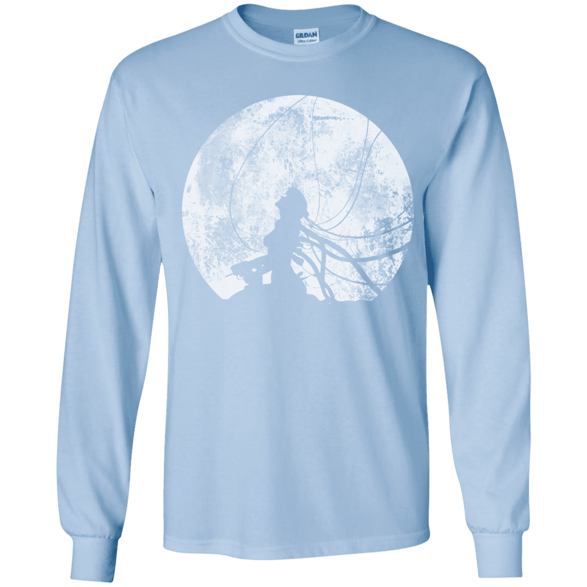 T-Shirts Light Blue / YS Shell of a Ghost Youth Long Sleeve T-Shirt
