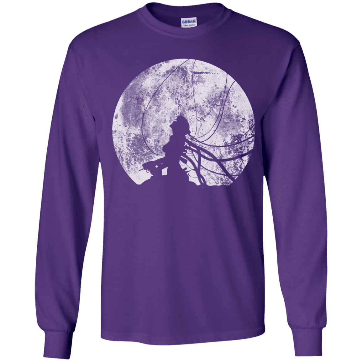 T-Shirts Purple / YS Shell of a Ghost Youth Long Sleeve T-Shirt