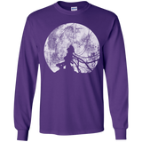 T-Shirts Purple / YS Shell of a Ghost Youth Long Sleeve T-Shirt