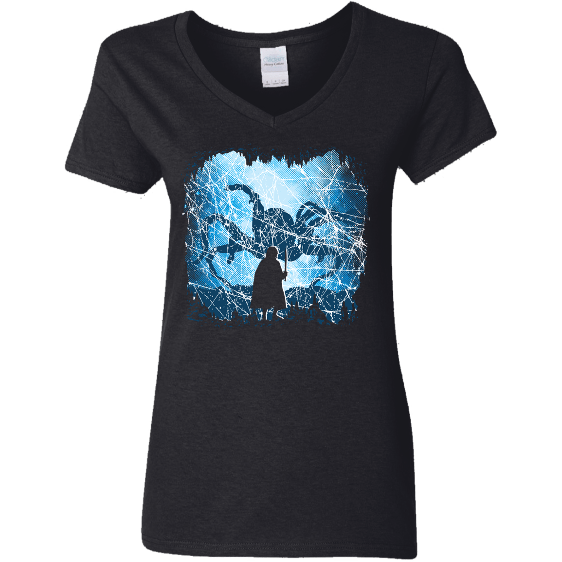 Shelob's Lair Women's V-Neck T-Shirt