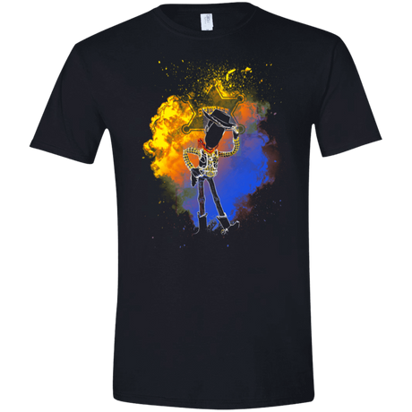 T-Shirts Black / X-Small Sheriff Soul Men's Semi-Fitted Softstyle