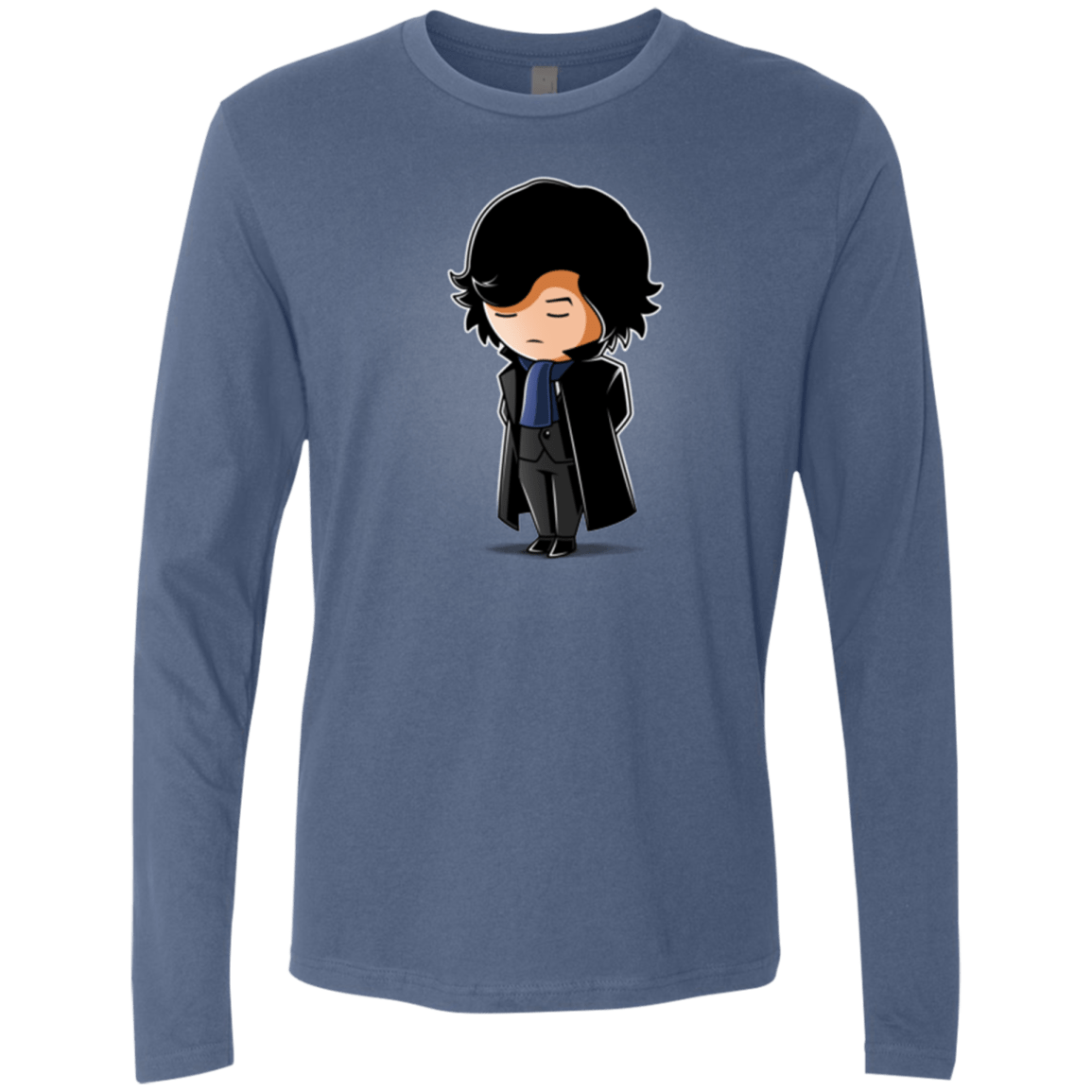 T-Shirts Indigo / Small Sherlock (2) Men's Premium Long Sleeve