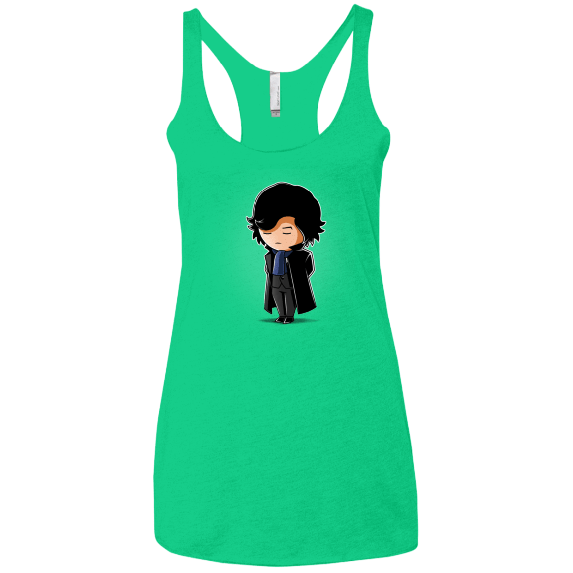 T-Shirts Envy / X-Small Sherlock (2) Women's Triblend Racerback Tank