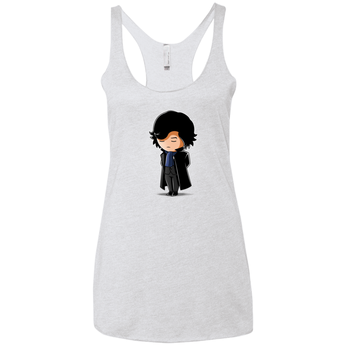 T-Shirts Heather White / X-Small Sherlock (2) Women's Triblend Racerback Tank