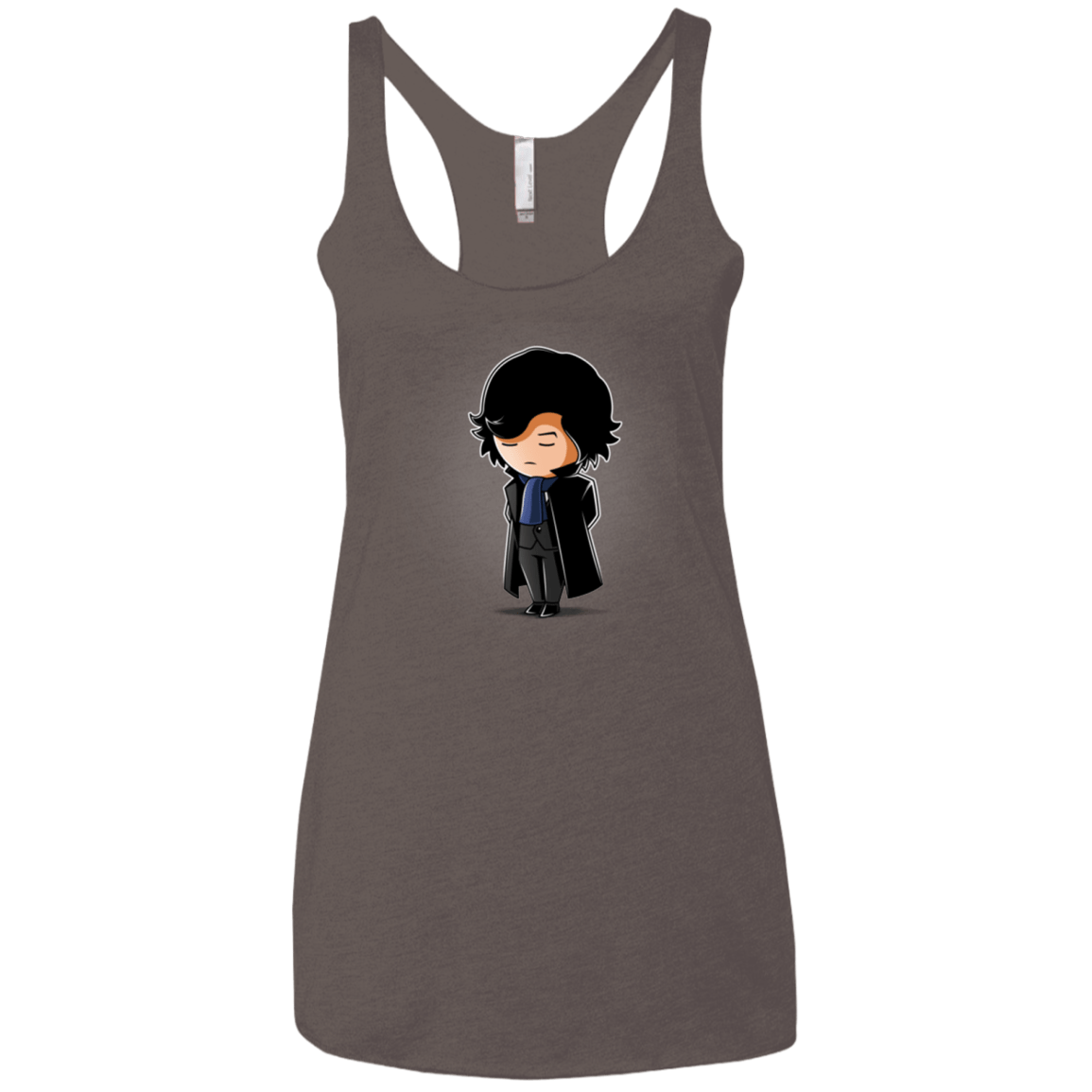 T-Shirts Macchiato / X-Small Sherlock (2) Women's Triblend Racerback Tank