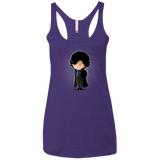 T-Shirts Purple / X-Small Sherlock (2) Women's Triblend Racerback Tank