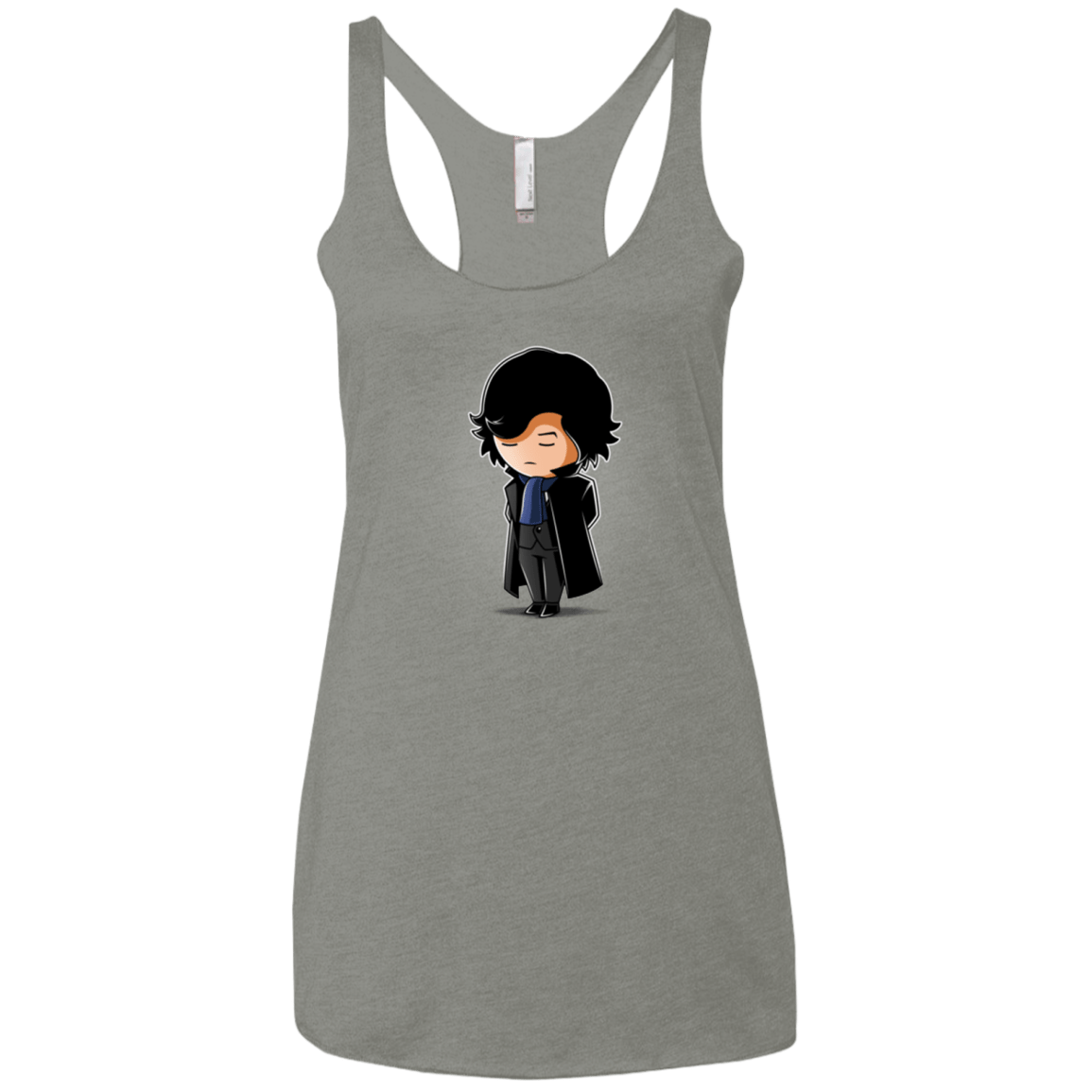 T-Shirts Venetian Grey / X-Small Sherlock (2) Women's Triblend Racerback Tank