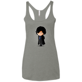 T-Shirts Venetian Grey / X-Small Sherlock (2) Women's Triblend Racerback Tank