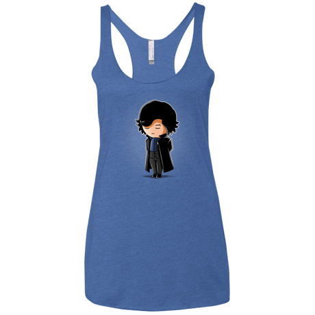 T-Shirts Vintage Royal / X-Small Sherlock (2) Women's Triblend Racerback Tank