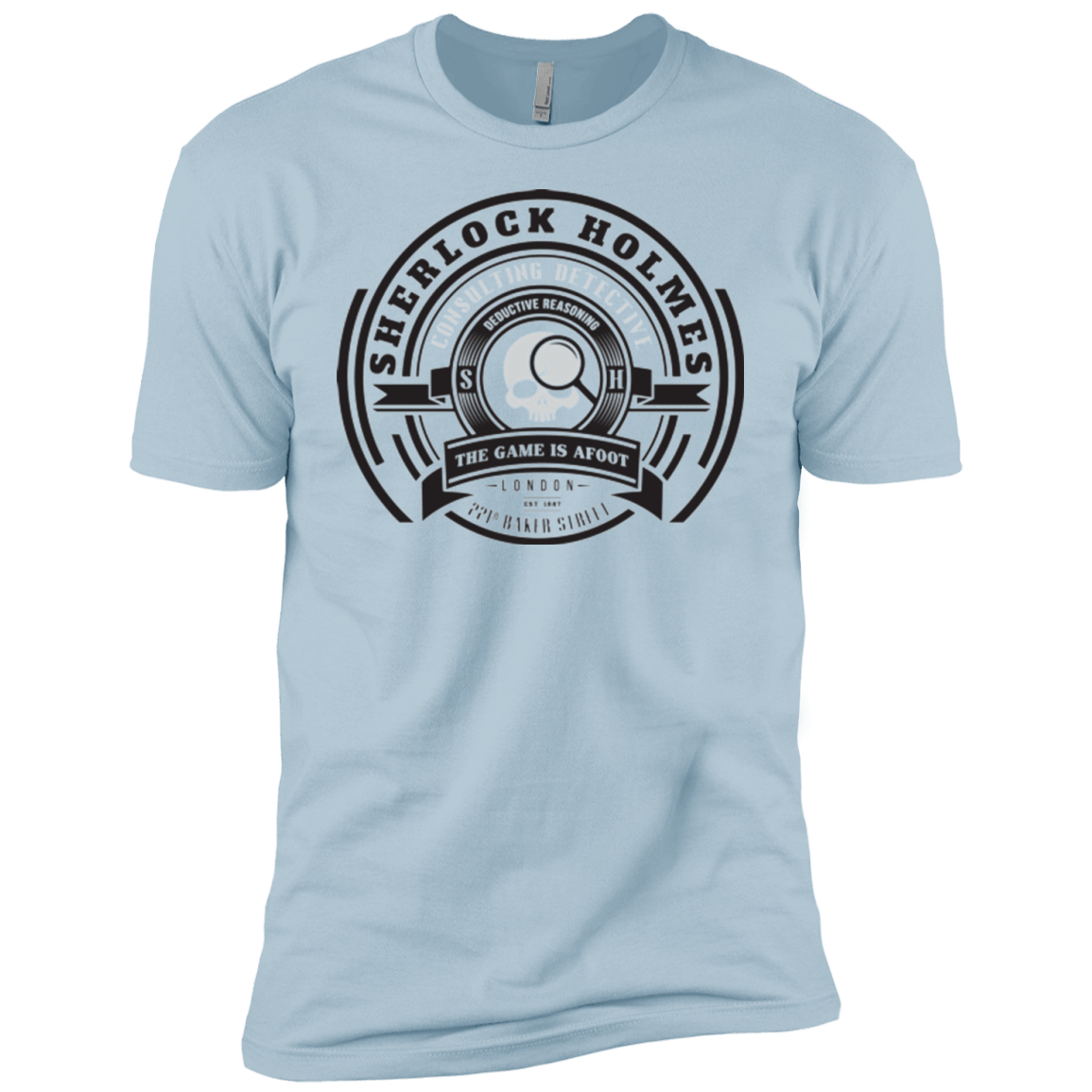 T-Shirts Light Blue / YXS Sherlock Holmes Boys Premium T-Shirt