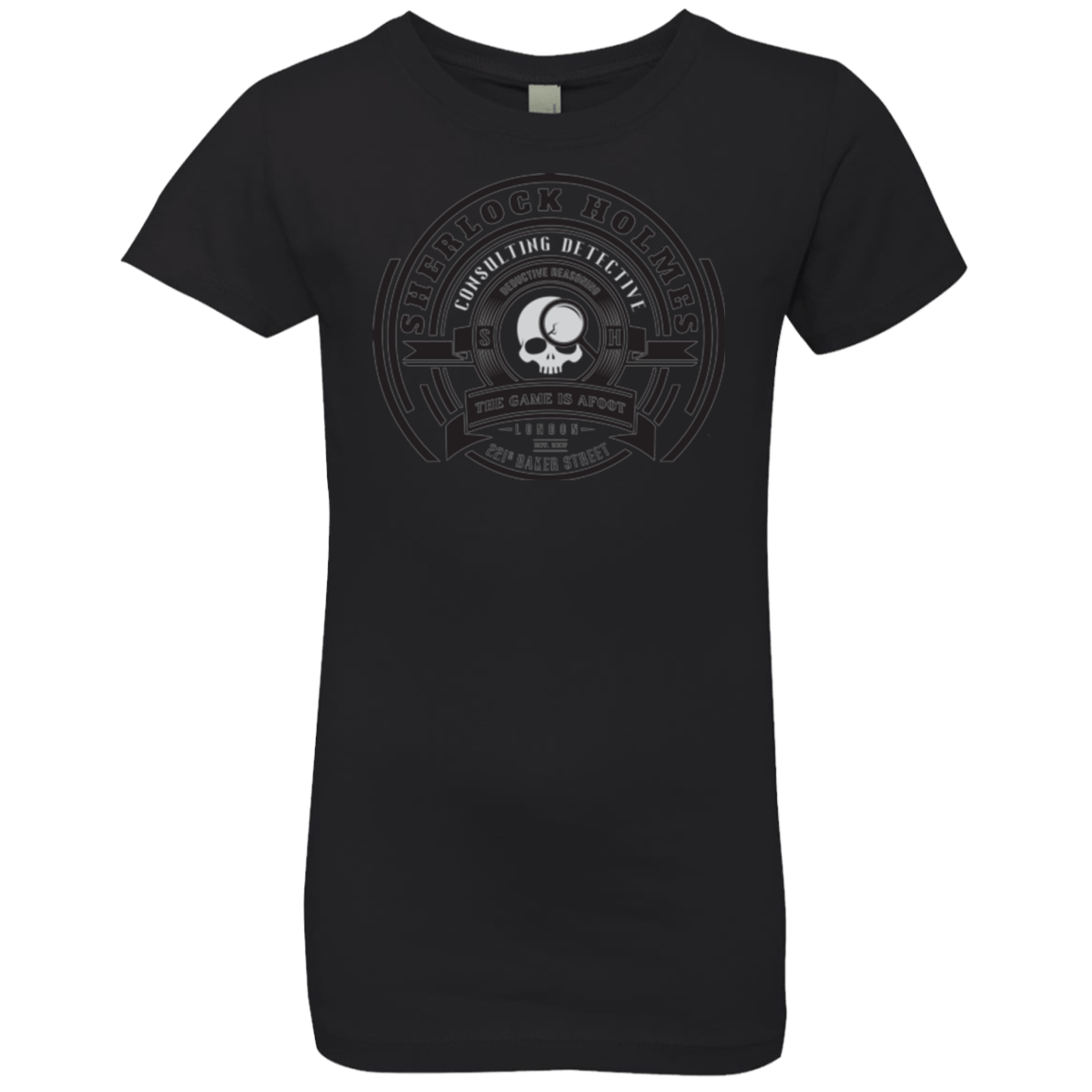 T-Shirts Black / YXS Sherlock Holmes Girls Premium T-Shirt