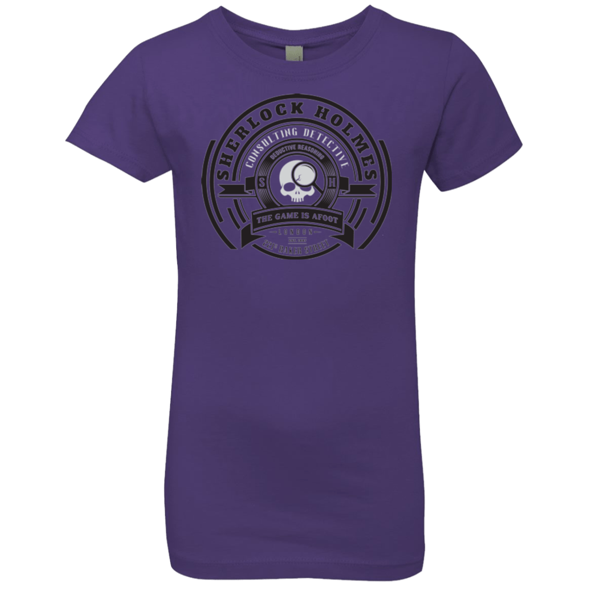 T-Shirts Purple Rush / YXS Sherlock Holmes Girls Premium T-Shirt