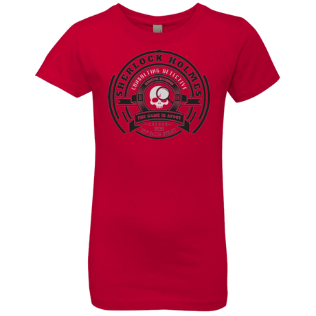 T-Shirts Red / YXS Sherlock Holmes Girls Premium T-Shirt