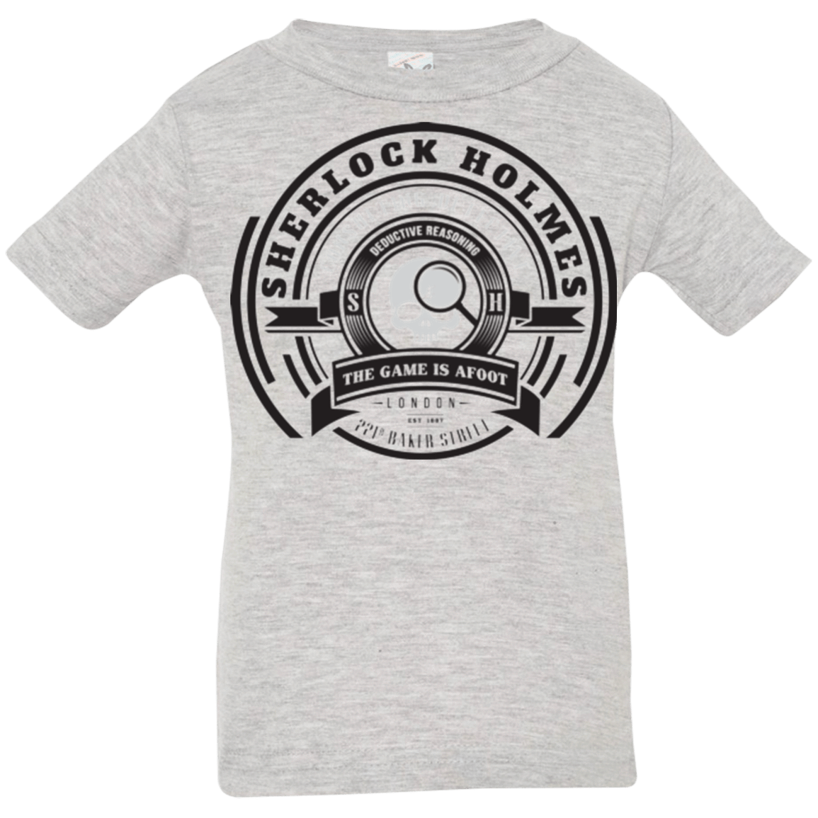 T-Shirts Heather Grey / 6 Months Sherlock Holmes Infant Premium T-Shirt