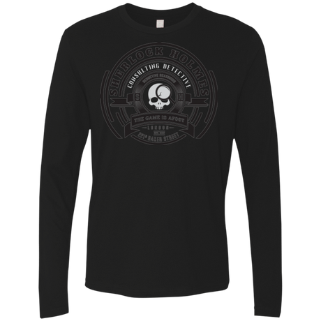 T-Shirts Black / Small Sherlock Holmes Men's Premium Long Sleeve