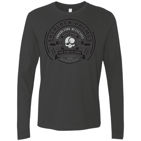 T-Shirts Heavy Metal / Small Sherlock Holmes Men's Premium Long Sleeve