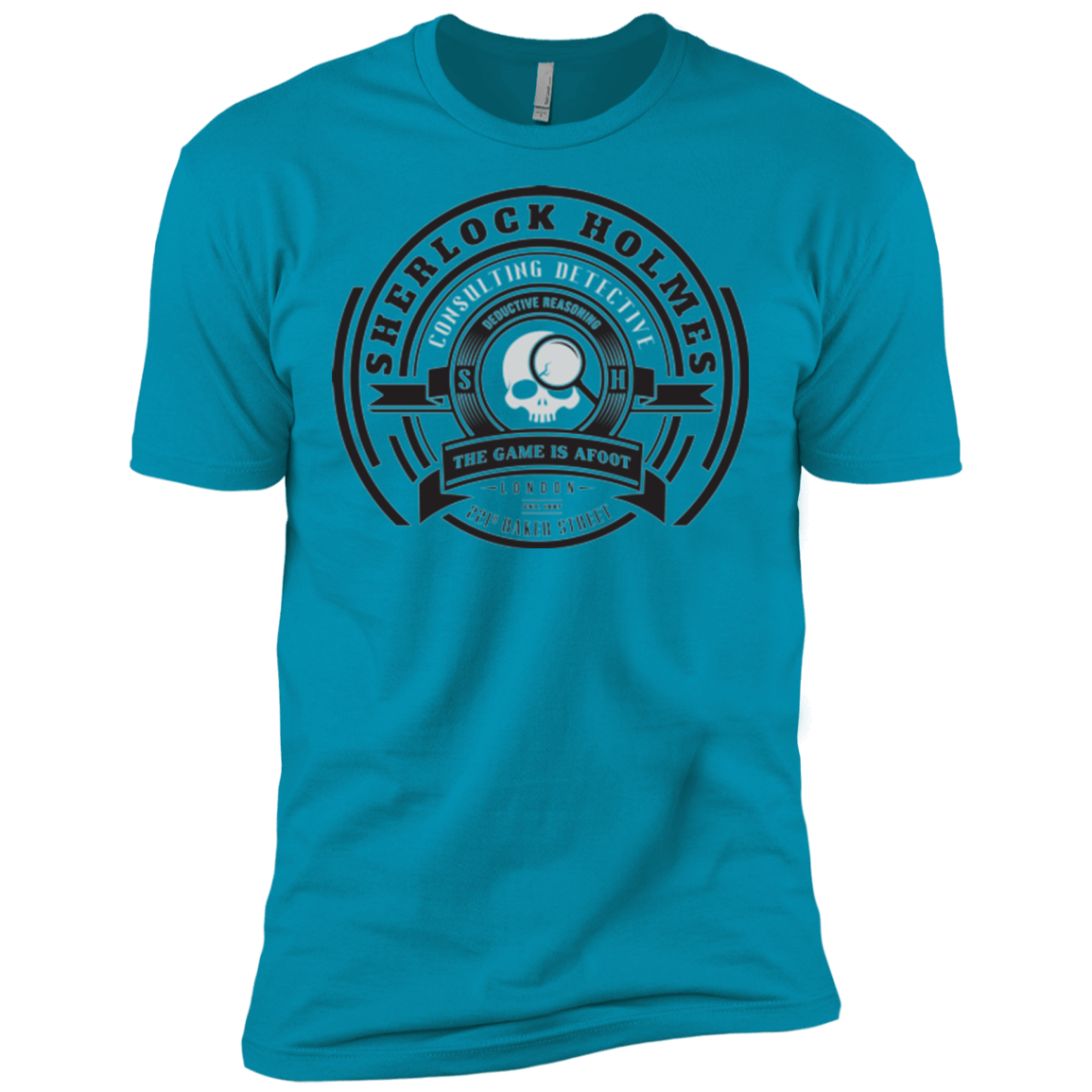 T-Shirts Turquoise / X-Small Sherlock Holmes Men's Premium T-Shirt