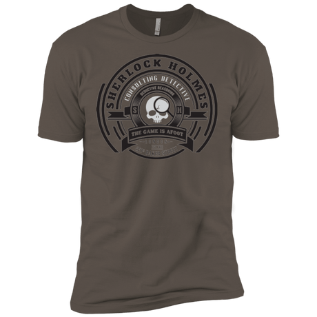 T-Shirts Warm Grey / X-Small Sherlock Holmes Men's Premium T-Shirt