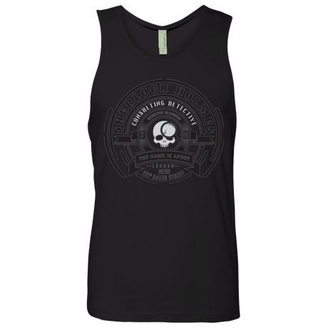 T-Shirts Black / Small Sherlock Holmes Men's Premium Tank Top