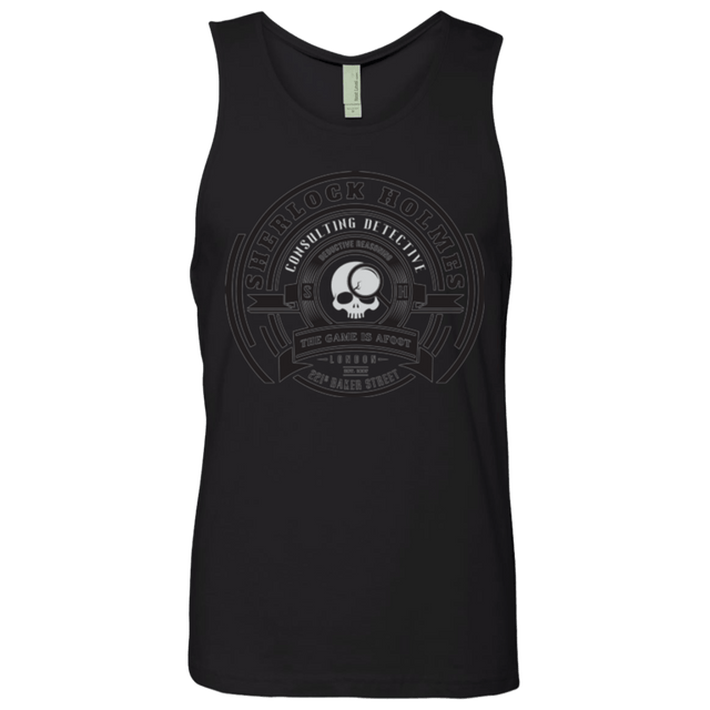 T-Shirts Black / Small Sherlock Holmes Men's Premium Tank Top