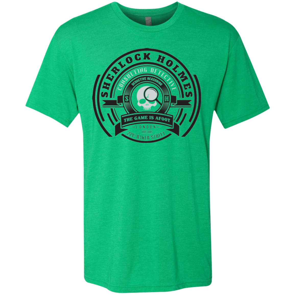 T-Shirts Envy / Small Sherlock Holmes Men's Triblend T-Shirt