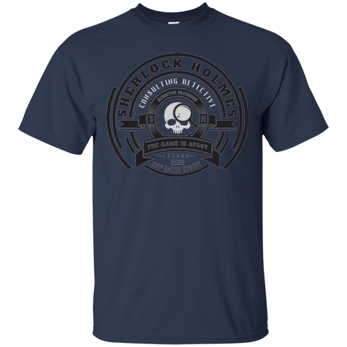 T-Shirts Navy / Small Sherlock Holmes T-Shirt