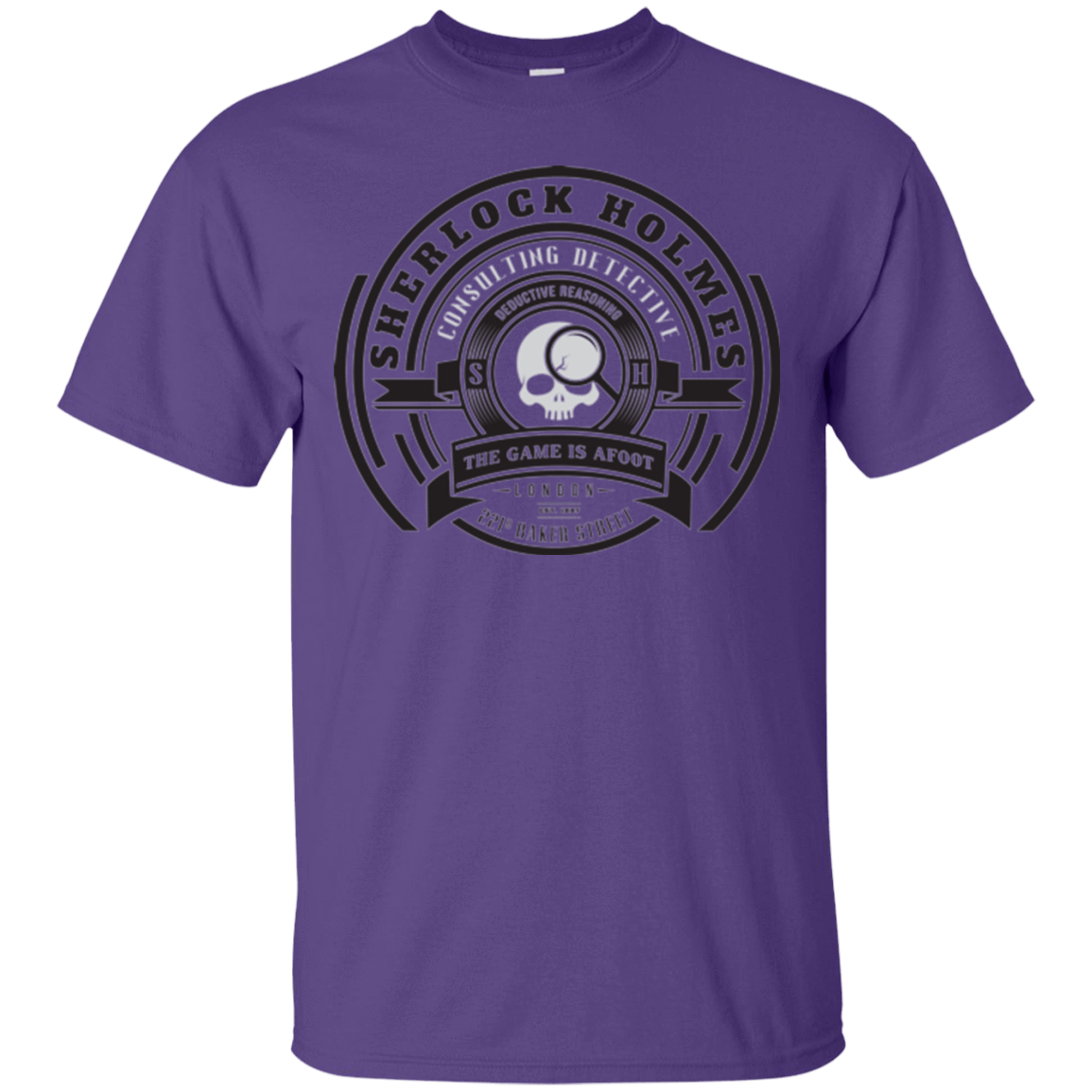 T-Shirts Purple / Small Sherlock Holmes T-Shirt