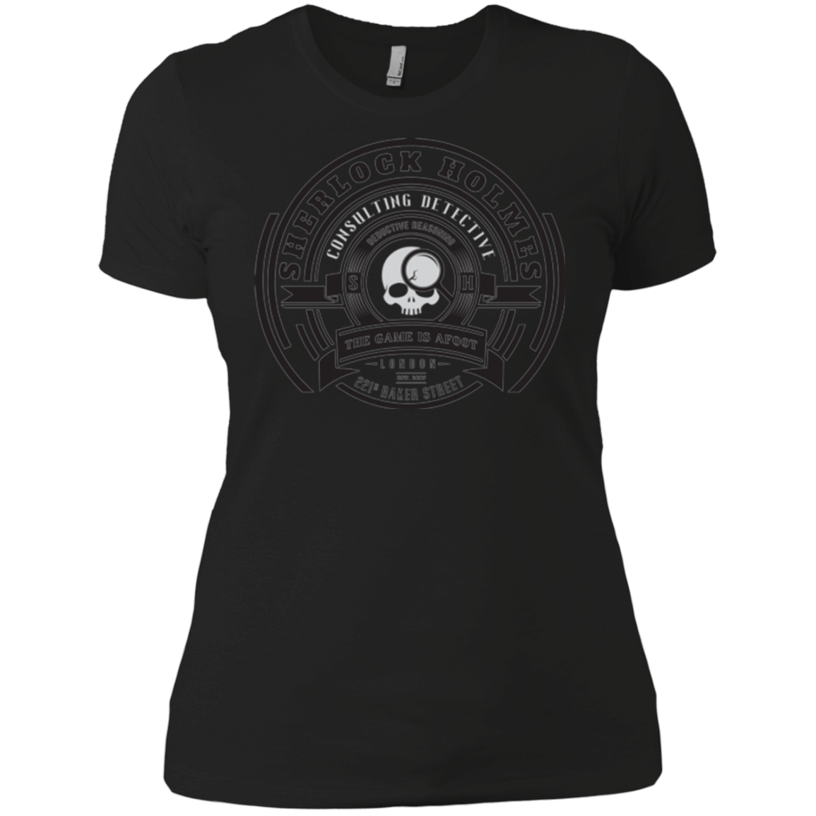 T-Shirts Black / X-Small Sherlock Holmes Women's Premium T-Shirt