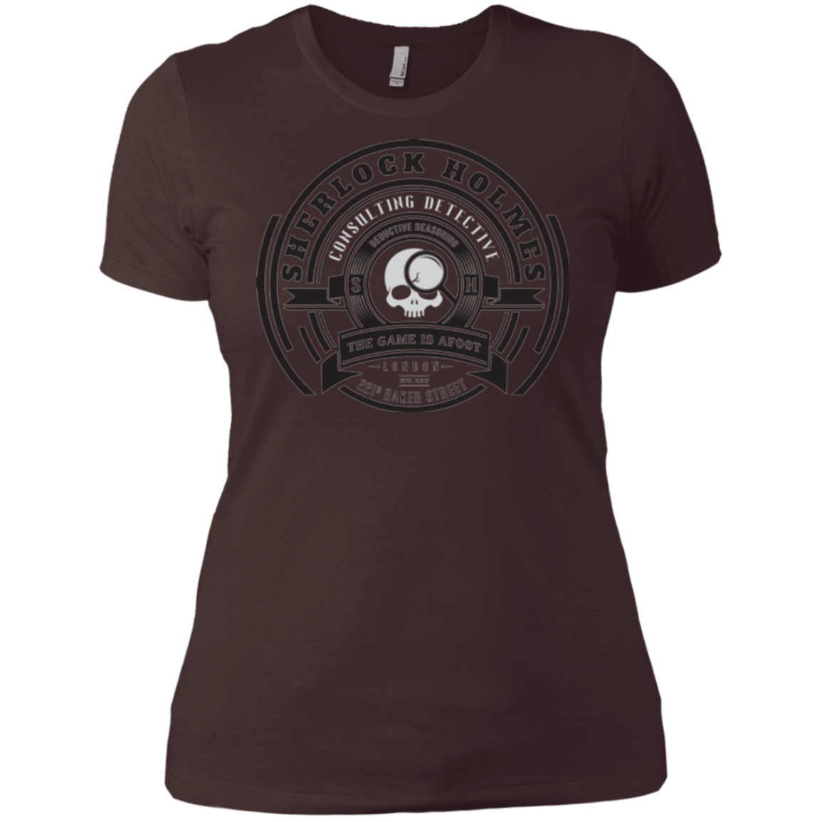 T-Shirts Dark Chocolate / X-Small Sherlock Holmes Women's Premium T-Shirt