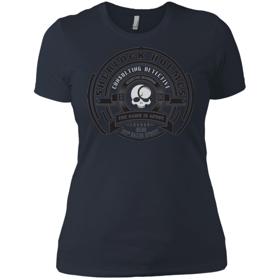 T-Shirts Indigo / X-Small Sherlock Holmes Women's Premium T-Shirt