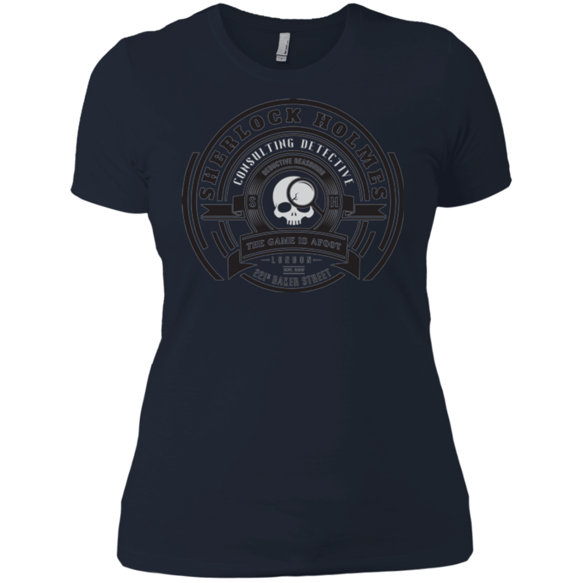 T-Shirts Midnight Navy / X-Small Sherlock Holmes Women's Premium T-Shirt