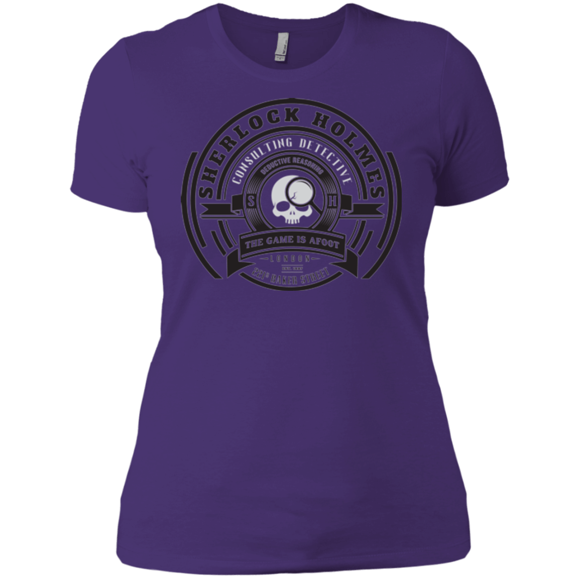T-Shirts Purple Rush/ / X-Small Sherlock Holmes Women's Premium T-Shirt