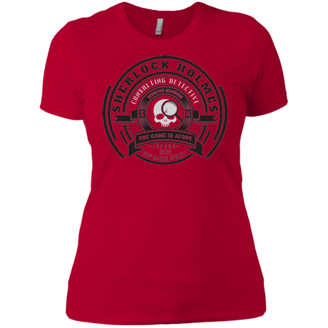 T-Shirts Red / X-Small Sherlock Holmes Women's Premium T-Shirt