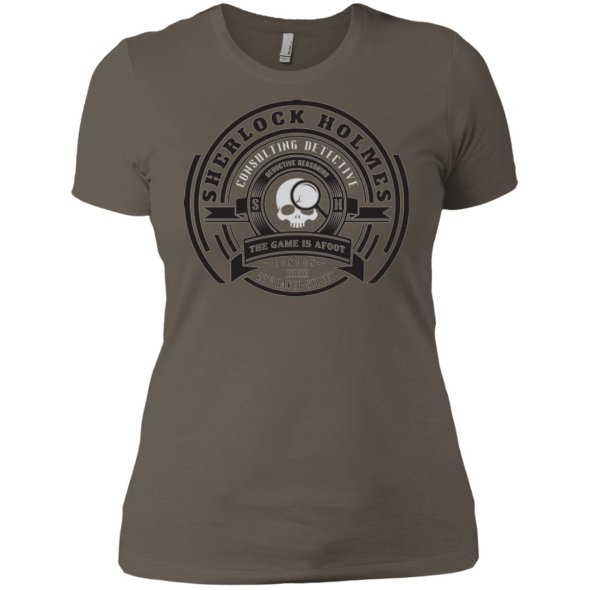T-Shirts Warm Grey / X-Small Sherlock Holmes Women's Premium T-Shirt