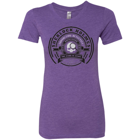 T-Shirts Purple Rush / Small Sherlock Holmes Women's Triblend T-Shirt