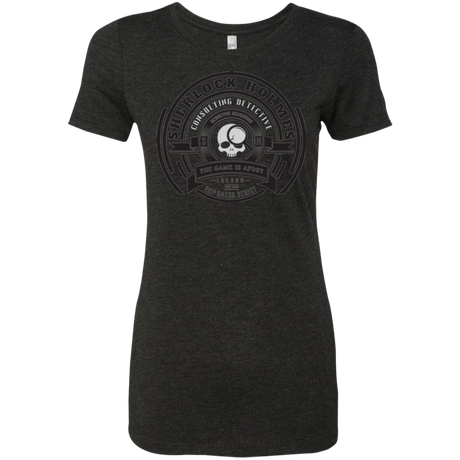 T-Shirts Vintage Black / Small Sherlock Holmes Women's Triblend T-Shirt