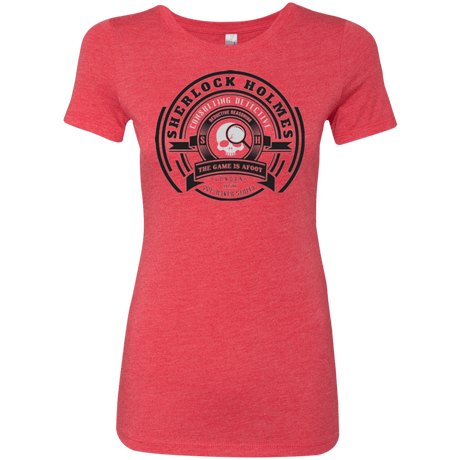 T-Shirts Vintage Red / Small Sherlock Holmes Women's Triblend T-Shirt