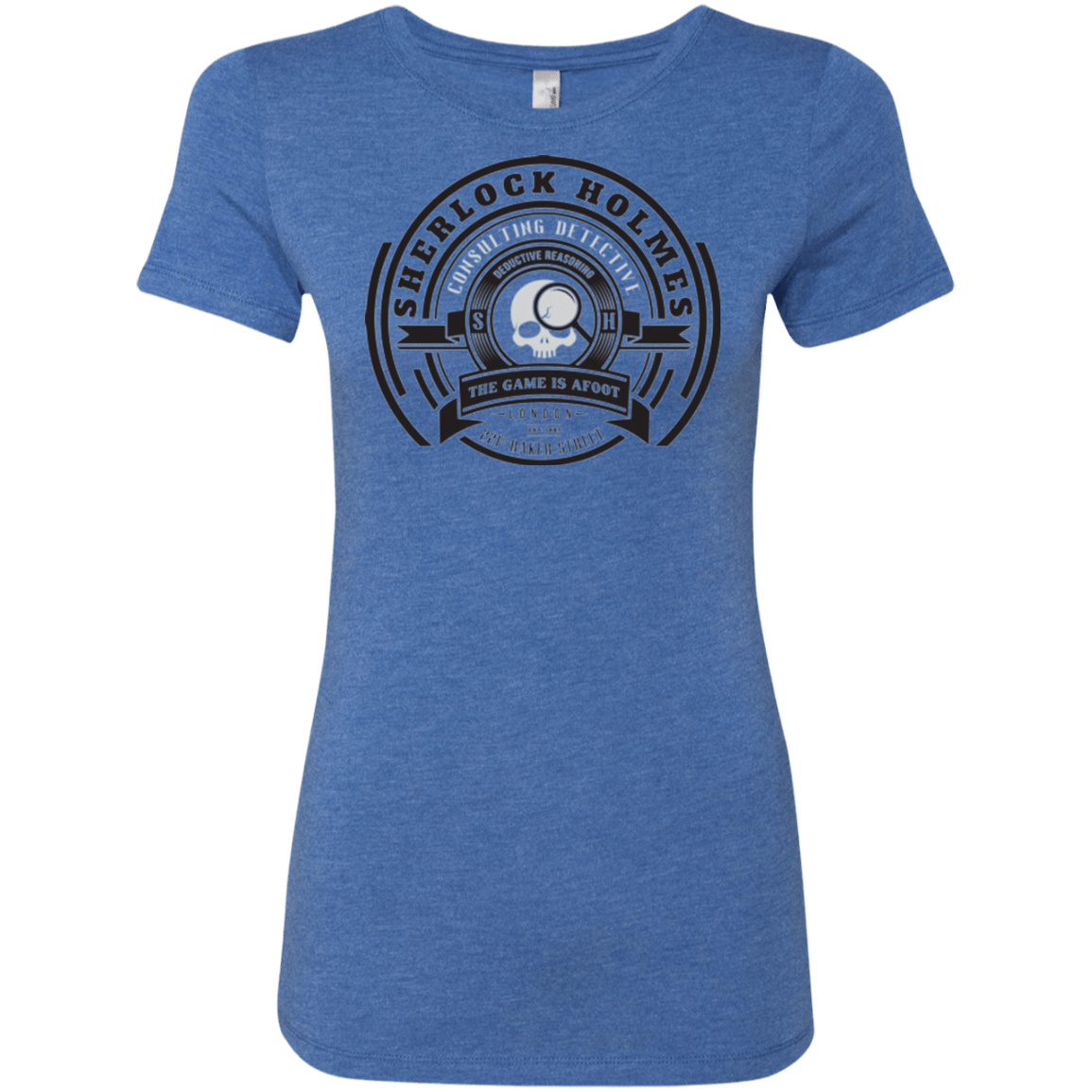 T-Shirts Vintage Royal / Small Sherlock Holmes Women's Triblend T-Shirt