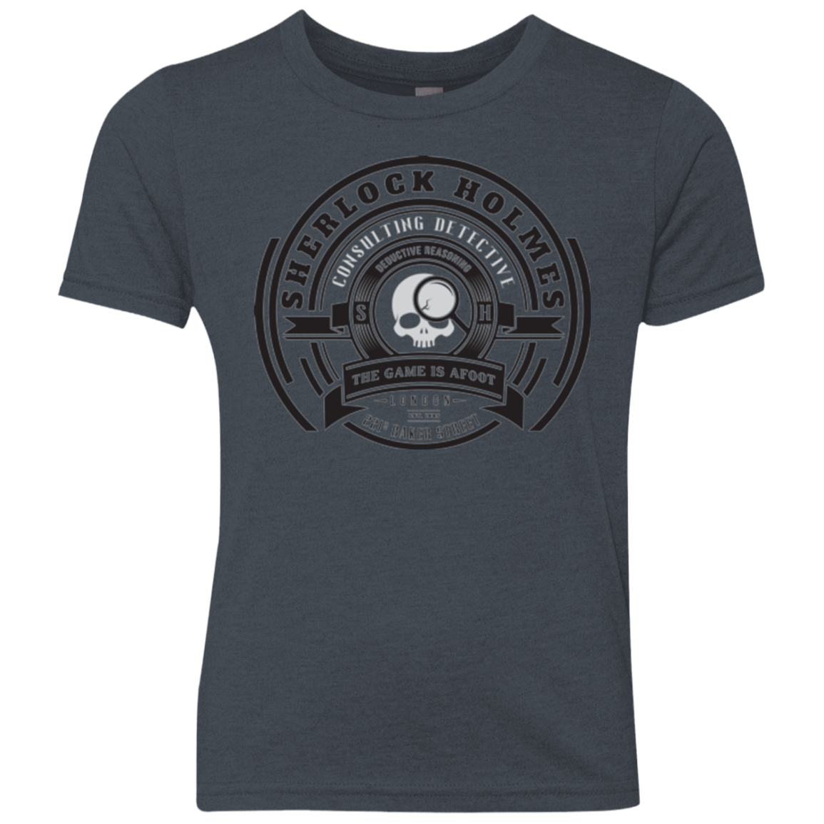 T-Shirts Vintage Navy / YXS Sherlock Holmes Youth Triblend T-Shirt
