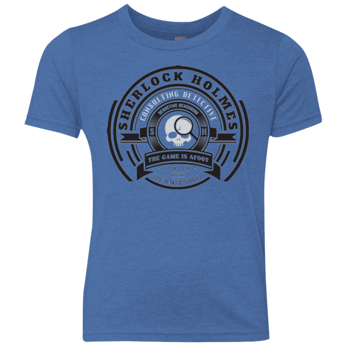 T-Shirts Vintage Royal / YXS Sherlock Holmes Youth Triblend T-Shirt