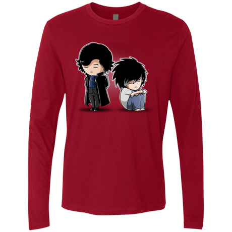 T-Shirts Cardinal / Small SherLock2 Men's Premium Long Sleeve