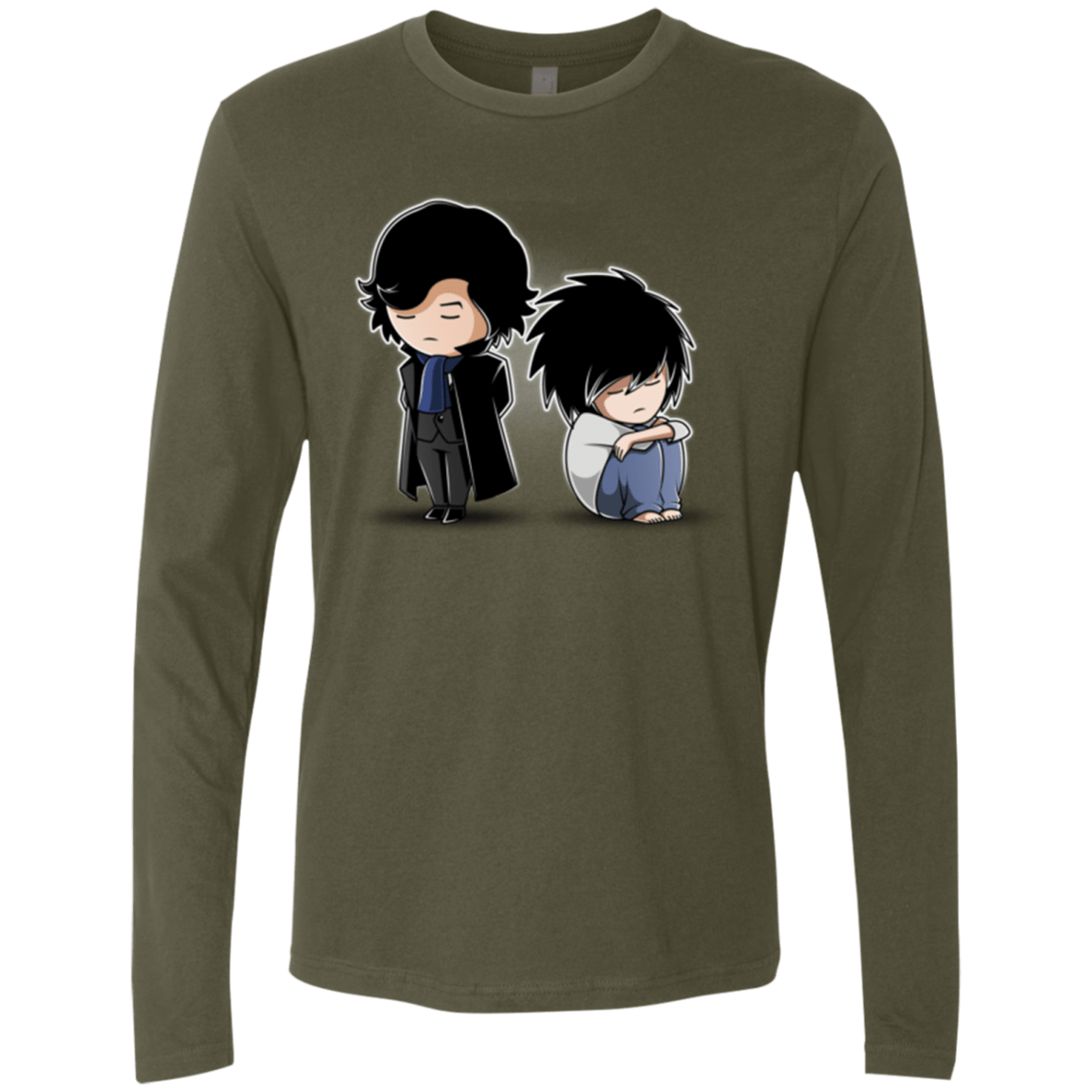 T-Shirts Military Green / Small SherLock2 Men's Premium Long Sleeve