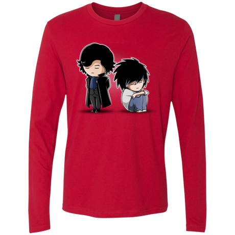 T-Shirts Red / Small SherLock2 Men's Premium Long Sleeve