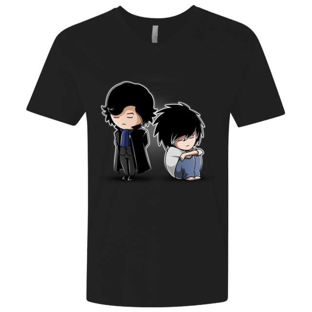 T-Shirts Black / X-Small SherLock2 Men's Premium V-Neck